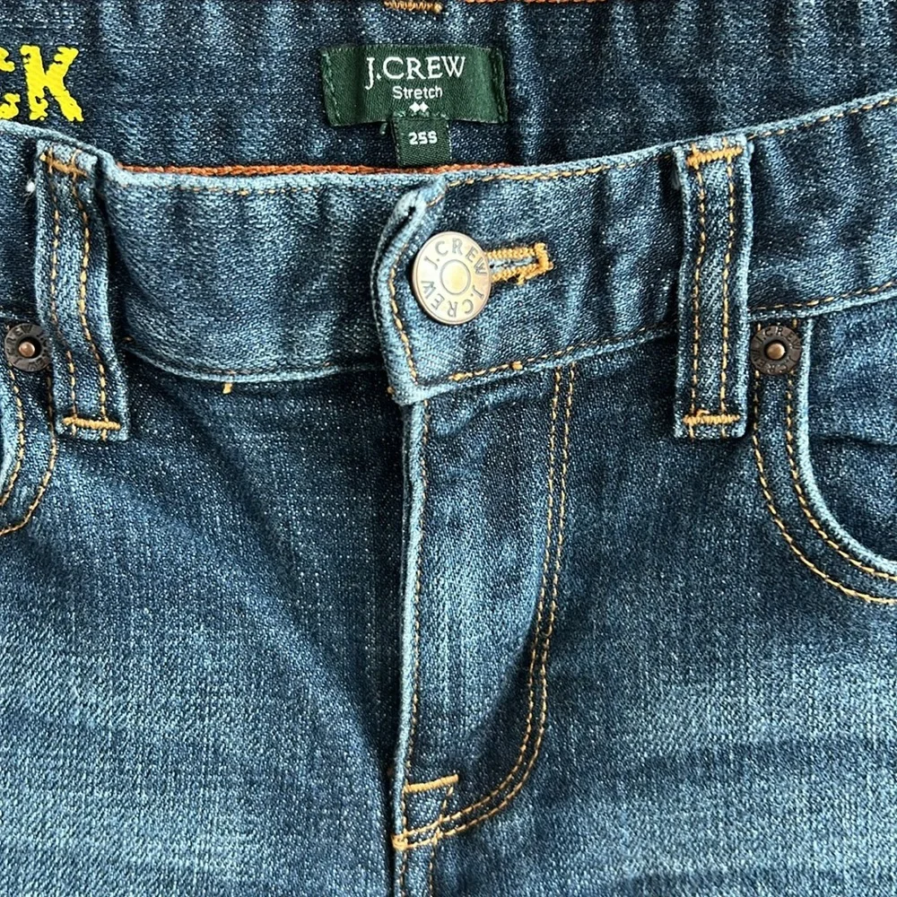 JCREW Matchstick Jeans in Dark Wash size 25S